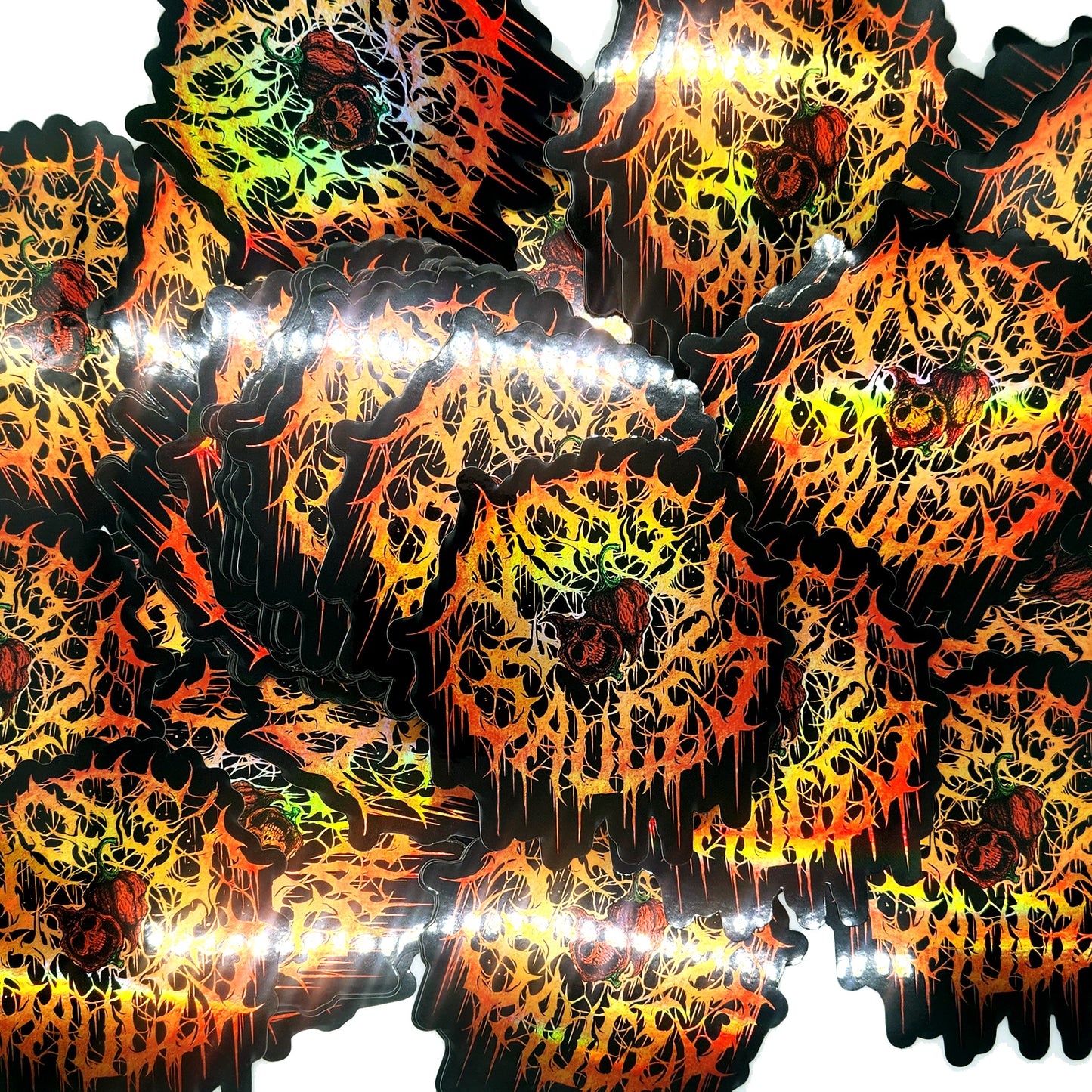 Ross's Sauces New Logo Holographic Stickers