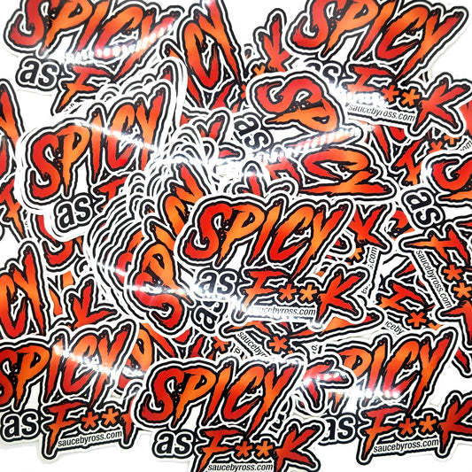 Spicy as F**k Stickers